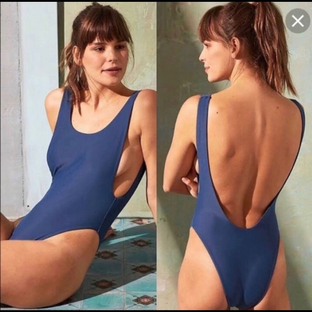 One piece swimsuit aerie blue size small
